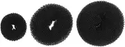 CTIRCHIU 3Pcs Hair Bun Maker Soft Donut Bun for All Hair Types Versatile Styling Accessories for Effortless Buns for Women and Any Occasion