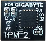 NUHFUFA Replacement TPM 2.0 Security Module SPI 12Pin for GIGABYTE GC-TPM20 Motherboard