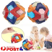 3D Piggy Bank DIY Puzzle Assembled Building Blocks Toy Ball Coin Money Banks AU