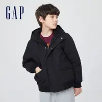 在飛比找蝦皮商城優惠-Gap 兒童裝 歐美風加厚連帽羽絨外套(2-14歲) 大絨朵