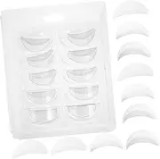VALICLUD Silicone Lash Perming Gaskets 20pcs Pack Eyelash Perming Curler Pads Compatible Heated Lash Curler Eyelash Perm Gaskets for Women