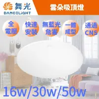 在飛比找PChome24h購物優惠-舞光 LED 30W 雲朵吸頂燈 非調光 超薄吸頂燈 一體成