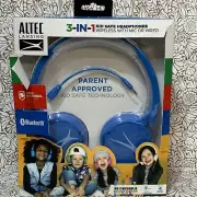 Altec Lansing Kid Safe 3-in-1 Wireless W/Mic and Wired HeadphonesDistressed