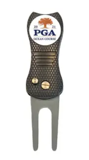 2021 PGA Kiawah Ocean Course Golf Ball Marker + Premium Switchblade Divot Tool