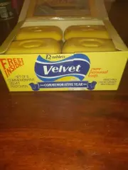 Vintage Velvet Soap Box 1985 With Postcards Unopened