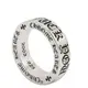 Chrome Hearts克羅心情侶對戒永恆之心925銀經典復古戒指