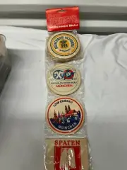 NEW 24 Vintage Bierfilzl Alle Munchner Brau Stuck German Beer Mat Coaster RARE