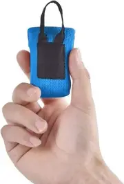 Mini Pocket Picnic Blanket Blue Durable Lightweight Waterproof Sand Proof Beach