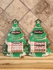 Candy Cane ChapStick Lot Of 2 Packages Each With 4 Tubes (4g Each)