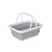 9L Collapsible Storage Laundry Basket Foldable Container With Handled