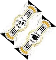 iplusmile 1 Pair Graduation Party Banner Door Curtain Decoration for Photo Background for Indoor Outdoor Celebrations
