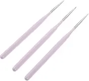 MERRYHAPY 3Pcs Nail Art Liner Brush Precision Nail Drawing Pens for Detailed Nail Art Design for Manicure with Versatile Nail Art Tools