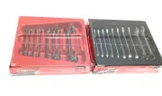 New Snap-on 19pc 5/16" - 3/4" SAE & 10 - 19 Metric Short Combination Wrench Sets