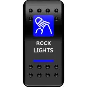 Moose Offroad RCK-PWR On/Off Rocker Switch - Rock Lights - Blue