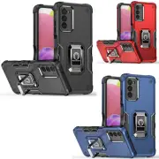 Case for Samsung Galaxy A03s Phone Case Protective Kick Stand Cover Magnet Mount