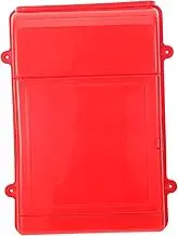 MERRYHAPY Postal Mail Box Large Capacity Mailbox Wall Mount Letter Boxes Wall Mount Mailbox Wall Mounted Mailbox Apartment Wall Mailbox Wall Mount Mail Case Donation Boxes Plastic Red