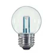 Satco 1.4W LED G16 1/2 Clear 2700K/Medium Base, 120V/Carded - S9158
