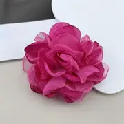 Suit Sweater Coat Corsage Jewelry Badge Accessories Pin Brooch New Large Flower Brooch rose red