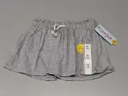 Cat & Jack Girls Draw String Pull-On Skort Skirt - Gray
