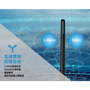 TOTOLINK 雙頻無線網卡 Wifi接收器 2.4/5g 無線USB網卡 (5.7折)