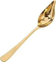 HEALEEP Stainless Steel Saucier Spoon Multifunctional Drizzling Spoon for Sauces Oils Soups Elegant Design for Home Restaurant Use Sturdy Kitchen Tool
