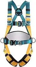 High-altitude working safety belt,outdoor full-body seat belt with quick buckles,waist protection harness with waistband,climbing harness with D-rings,fall arrest safety harnesses