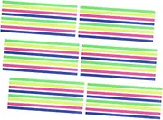 OFFSCH Removable Highlighter Tape 6 Sets of Fluorescent Tabs for Book Annotating and School Use