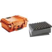 Pelican 1450 Case - Orange with Foam