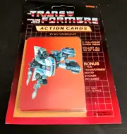 Transformers G1 JAZZ Action Cards Milton Bradley Hasbro Sealed Pack 1985