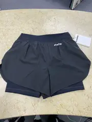 Jil Sander Logo Printed Elasticated-Band Shorts XS Black