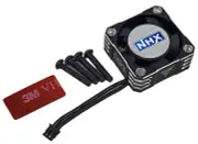 NHX RC 25mm Aluminum Case High Speed 32000 RPM ESC Cooling Fan -Silver/Black
