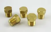 5pc Brass Pipe Hex Head Plugs 1/8" NPT Fuel MettleAir 121-A