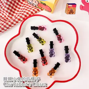 Chu Rabbit’s Closet 可愛少女 小熊軟糖 QQ糖 糖果 軟糖造型 一個小熊 瀏海夾 髮夾/髮飾/造型