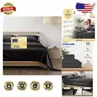 Silky Black King Size Egyptian Cotton Sheet Set - Cooling & Breathable Comfort