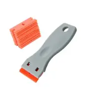 EEFUN Glass Scraper with 20pcs Plastic Safety Blades for Removing Vinyl Decal...