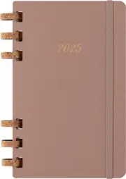 2025 Diary Moleskine Solar Planner Large Wkly/Mthly Spiral Almond M-DHSPP2912MWH