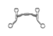 Myler Low Port Comfort Snaffle HBT Shank Western Bit MB 04, Level 2