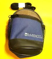 Ambico Camera Carrying Case Bag Padded Compact Shoulder Strap Zip Black Vinyl W4