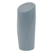 Car Trash Can Portable Car Cup Holder ABS Trash Bin Dark Green 1 Pcs