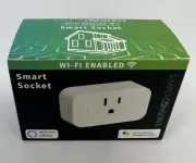 Smart Socket by Simply Conserve WI-FI Enabled New in Box 125V, rated 15A no hub