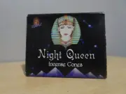 Night Queen Incense Cones 1 Box of 10 Kamini Free Post AU