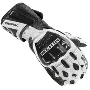 Berik Segullo Motorcycle Gloves, black-white, Size S for Men Black White