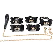 Sm Sex Toys Training Handcuffs Bow Collar Sp Bondage Tools Adult Sex Toys Props