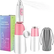 MINYII Portable Bidet Spray - Electric Rechargeable Mini Handheld Travel Bidet Sprayer with Travel Bag for Personal Hygiene Cleaning | Women and Men | Postpartum Essentials (Pink)