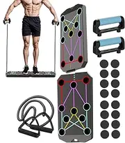 Pushup Board Foldable | Abdominal Exercise Stand System | Multifunctional Pushup Bar, Folding Chest Muscle Workout Equipment for Home