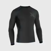 Fdx Recoil Blue Men's Long Sleeve Base Layer All Season Compression Top