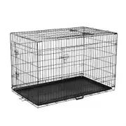 i.Pet 48" Dog Cage Crate Large Kennel 3 Doors