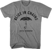 Seattle Umbrella Alice In Chains T-Shirt