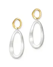 Ippolita Sterling Silver & 18K Yellow Gold Chimera Long Snowman Drop Earrings