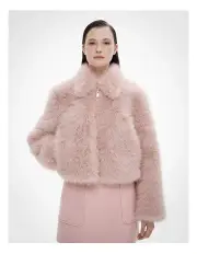 [Witchery] Faux Fur Bomber Jacket in Shell